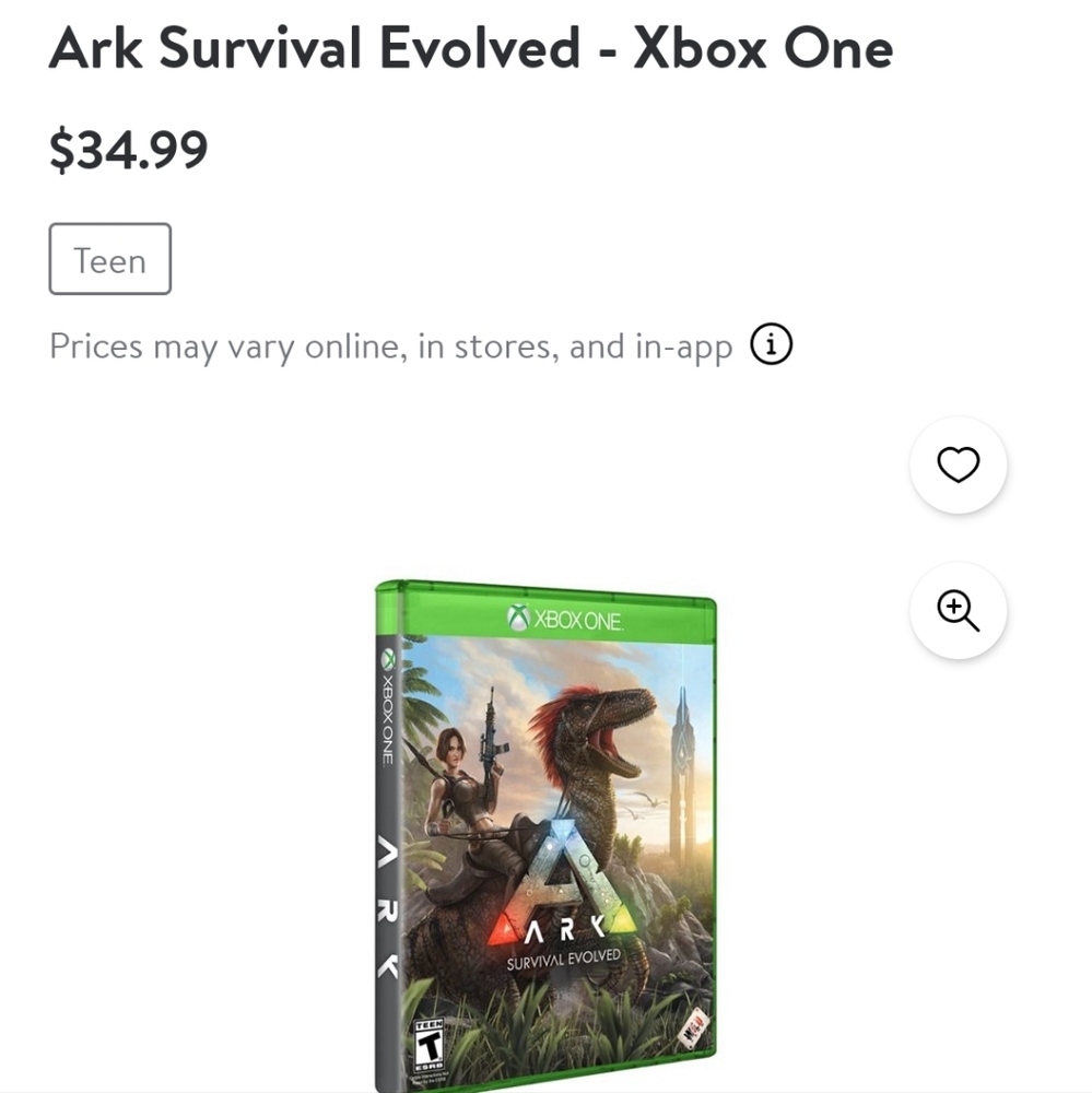 Xbox One Ark Game